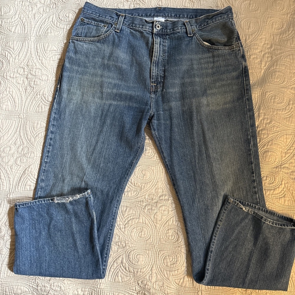 Ralph Lauren Polo Jeans Mens 38 X 32 Medium Wash Straight Denim RN 67437